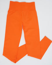 Orange Active Leggings